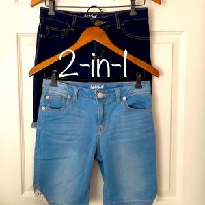 Dark blue Cat&Jack Bermuda shorts. Girls XL(14-16)